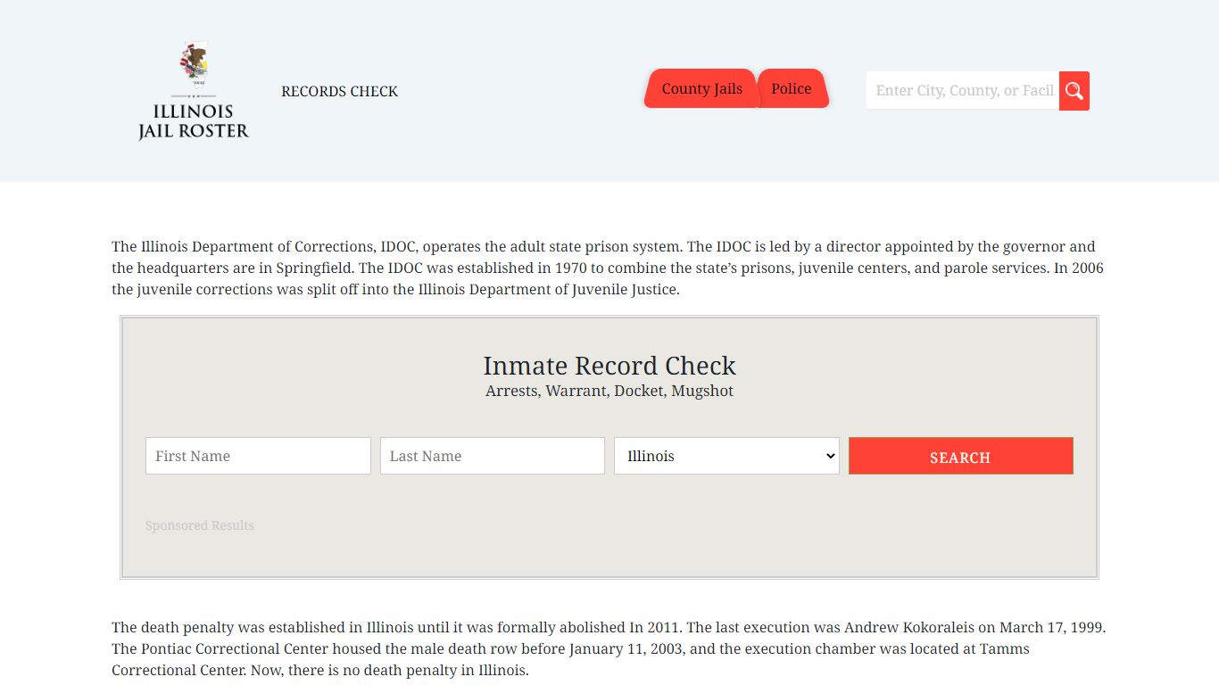 Grundy County Jail | Jail Roster Search